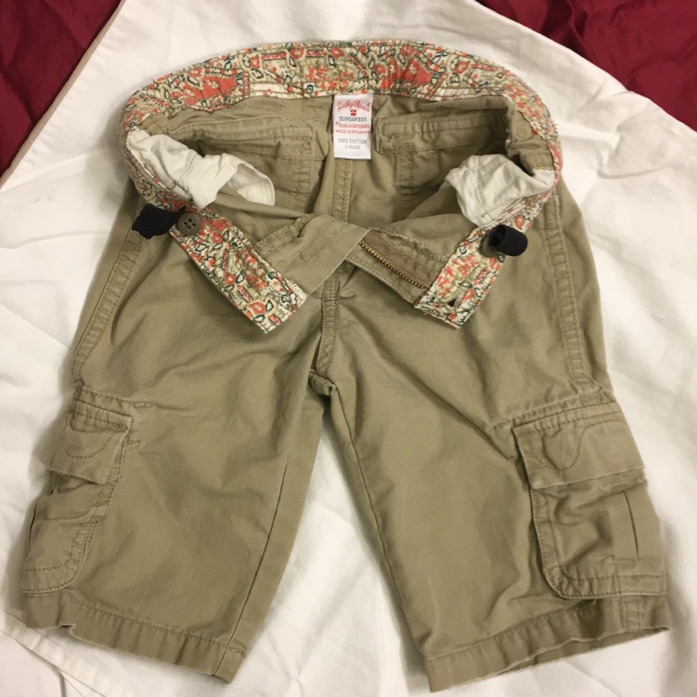 Lucky Girls cropped cargos (5)